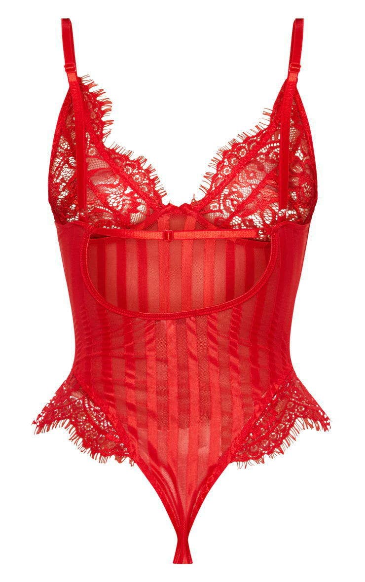 Sweetkama - Vente Body de lingerie – femme - Body rayé en lingerie Sweetkama4