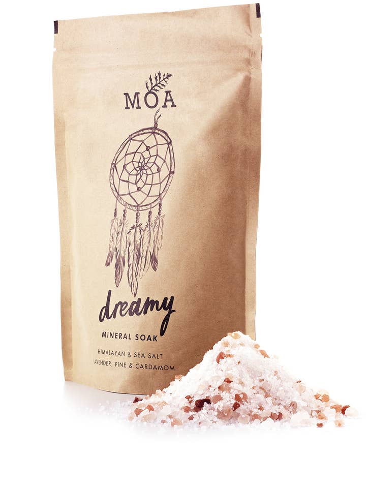Dreamy Mineral Soak 400g / 14.11oz. for wholesale by MOA - Magic Organic Apothecary