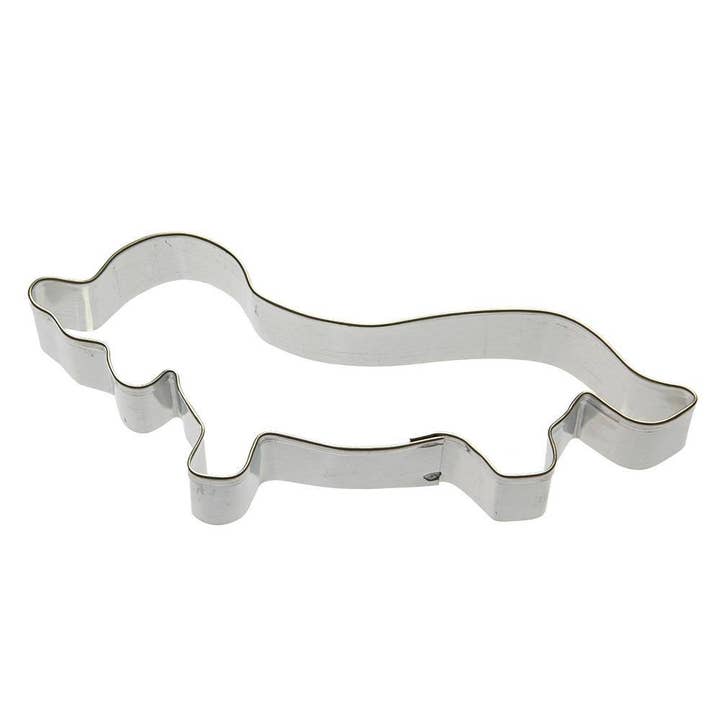 Dachshund Cookie Cutter 5.5 in B619 for wholesale by CookieCutter.com
