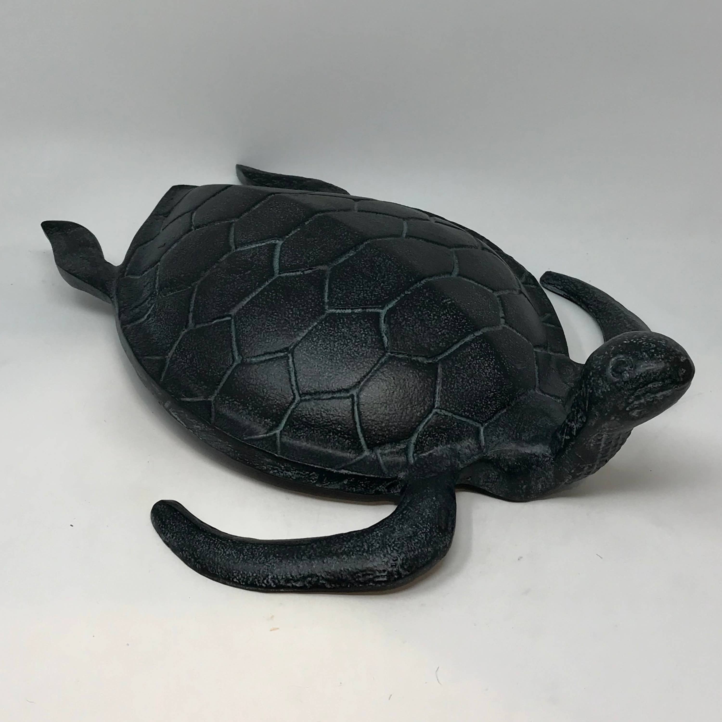 Wilco Home - Wholesale Wall Accent - Curious Sea Turtle Wall & Garden Decor in Cast Aluminum7