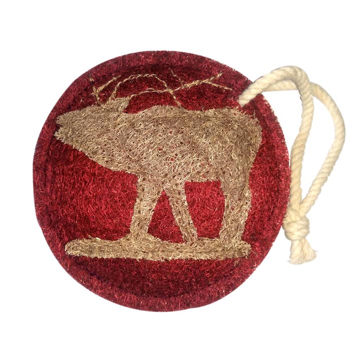 Elk, Compostable Kitchen Scrubber for wholesale by Loofah-Art
