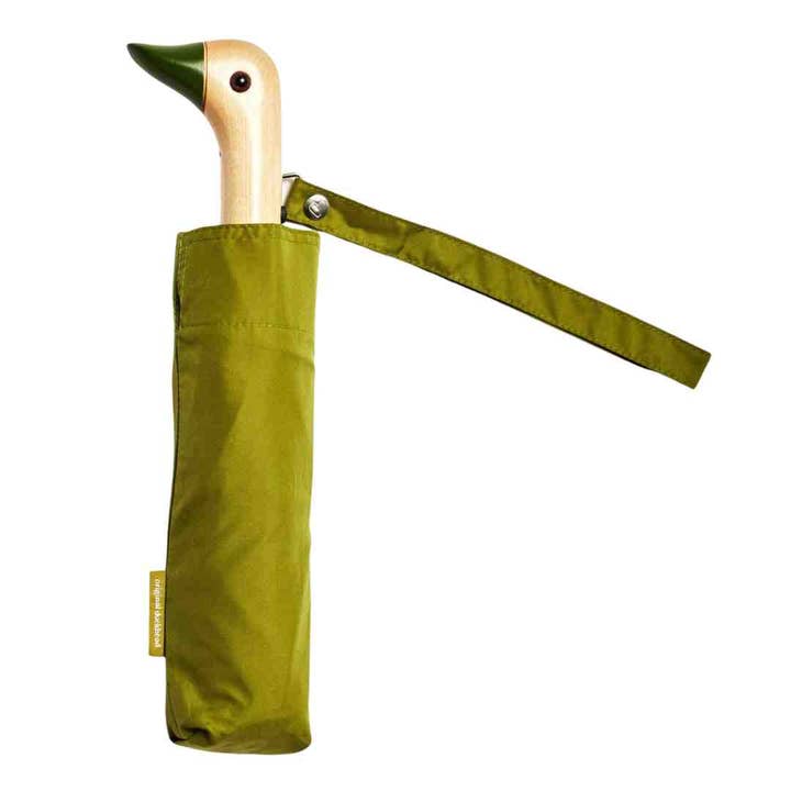 Original Duckhead USA - Wholesale Umbrella - Unisex - Best-seller Olive Compact Eco-Friendly Duckhead Umbrella