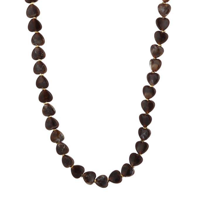 Acrylic Heart Necklace for wholesale by Sansira Jewelry