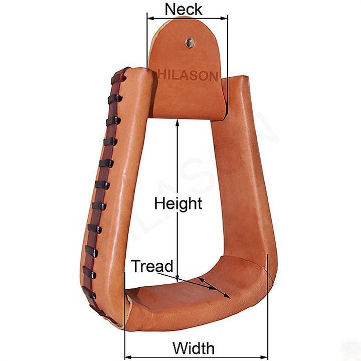HILASON - Wholesale Horseback Riding Gear - HILASON W. Saddle Bell Dark Oil Leather H. Stirrups | Equestrian4