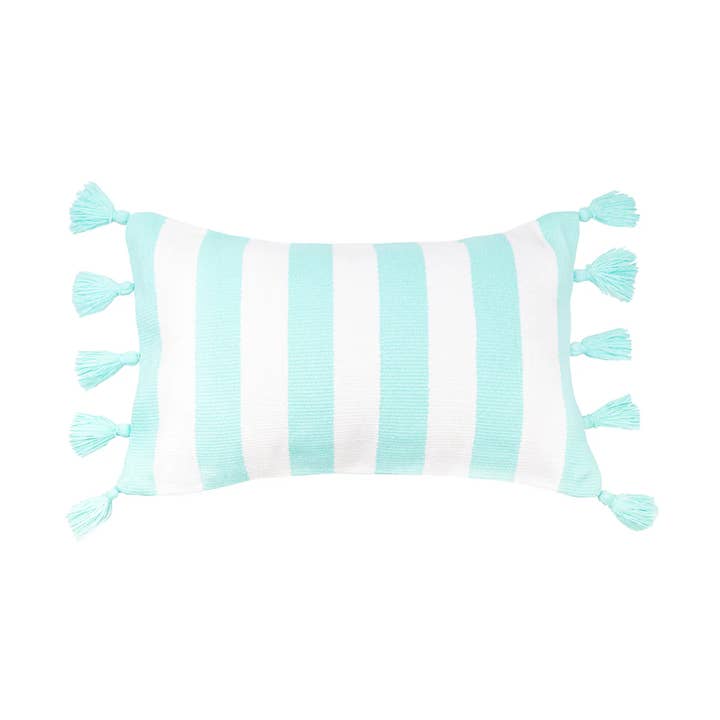 C&F Home - Wholesale Throw/Decorative Pillow - Coastal Cabana Stripes Indoor/Outdoor Throw Pillow