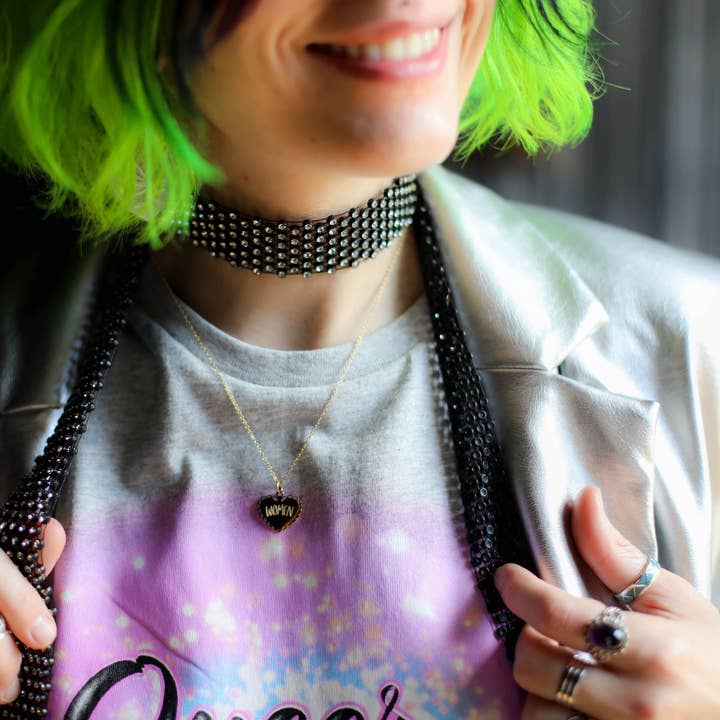 The Peach Fuzz – Großhandel Kette mit Anhänger/Charm – I Heart Damen-Halskette4