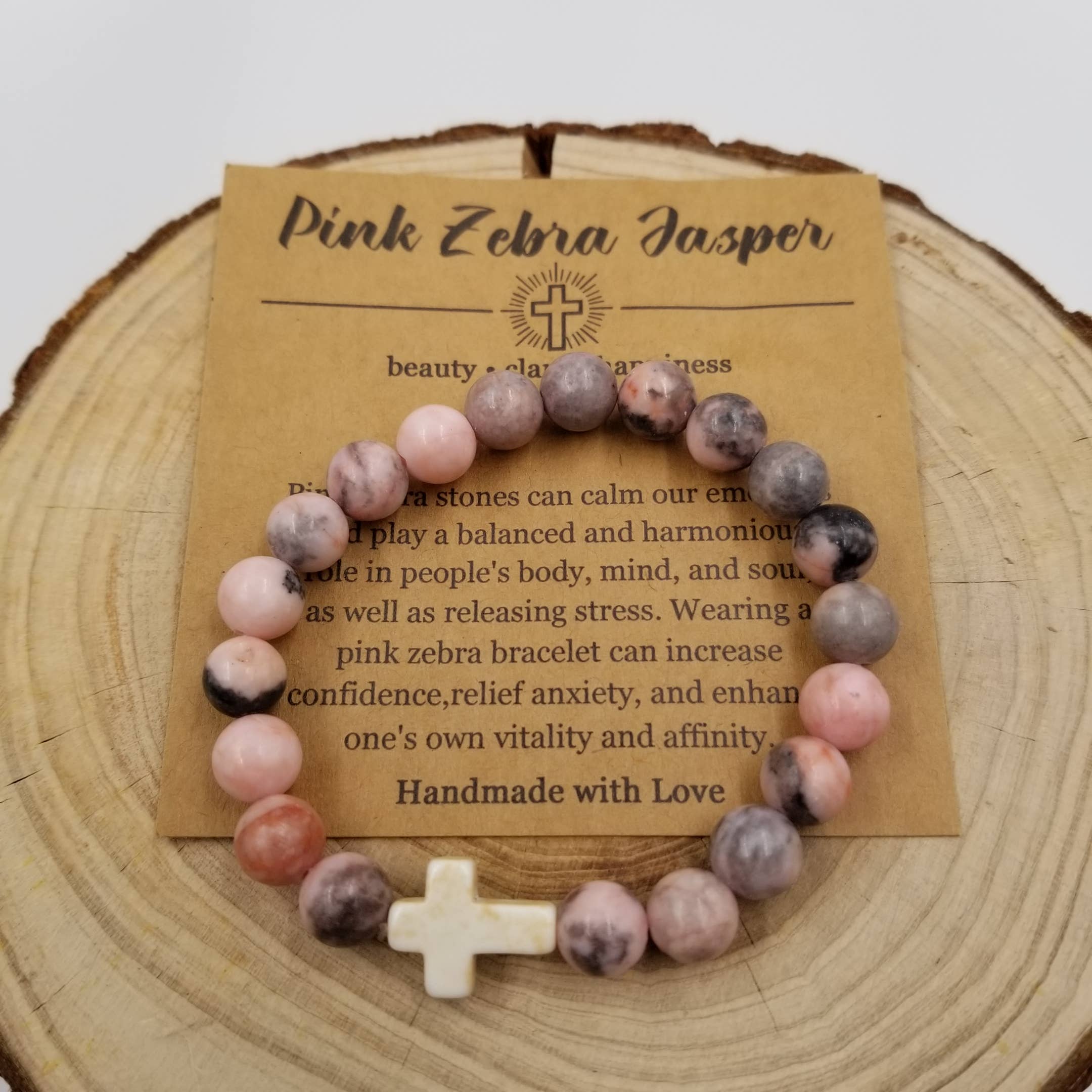 CHAKRA JEWELRY – wholesale Beaded bracelet – Natural Stone Turquoise Cross Chakra Bracelet0