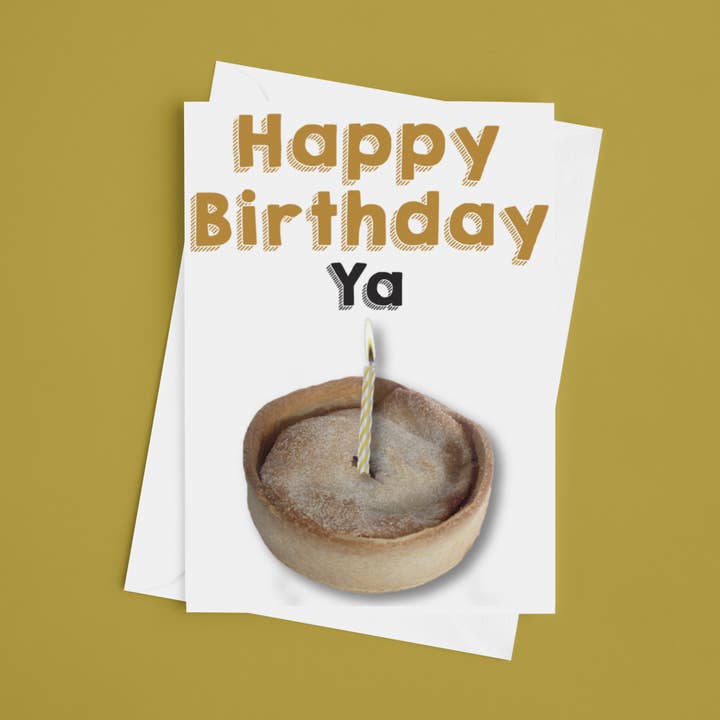 Ya Pie card for wholesale by Brave Scottish Gifts