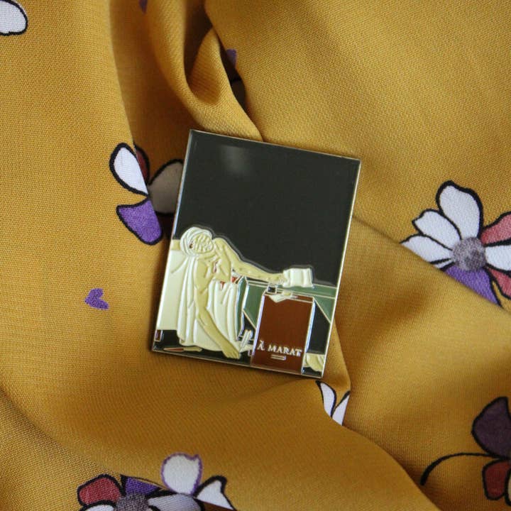 Pin Museum - Wholesale Lapel Pin/Button - The Death of Marat • Enamel Pin2