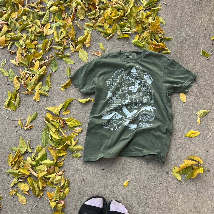 Traildust Goods - Wholesale Screen Printed T-Shirt - Unisex - Pennsylvania Nature Souvenir T-Shirt Comfort Colors 5