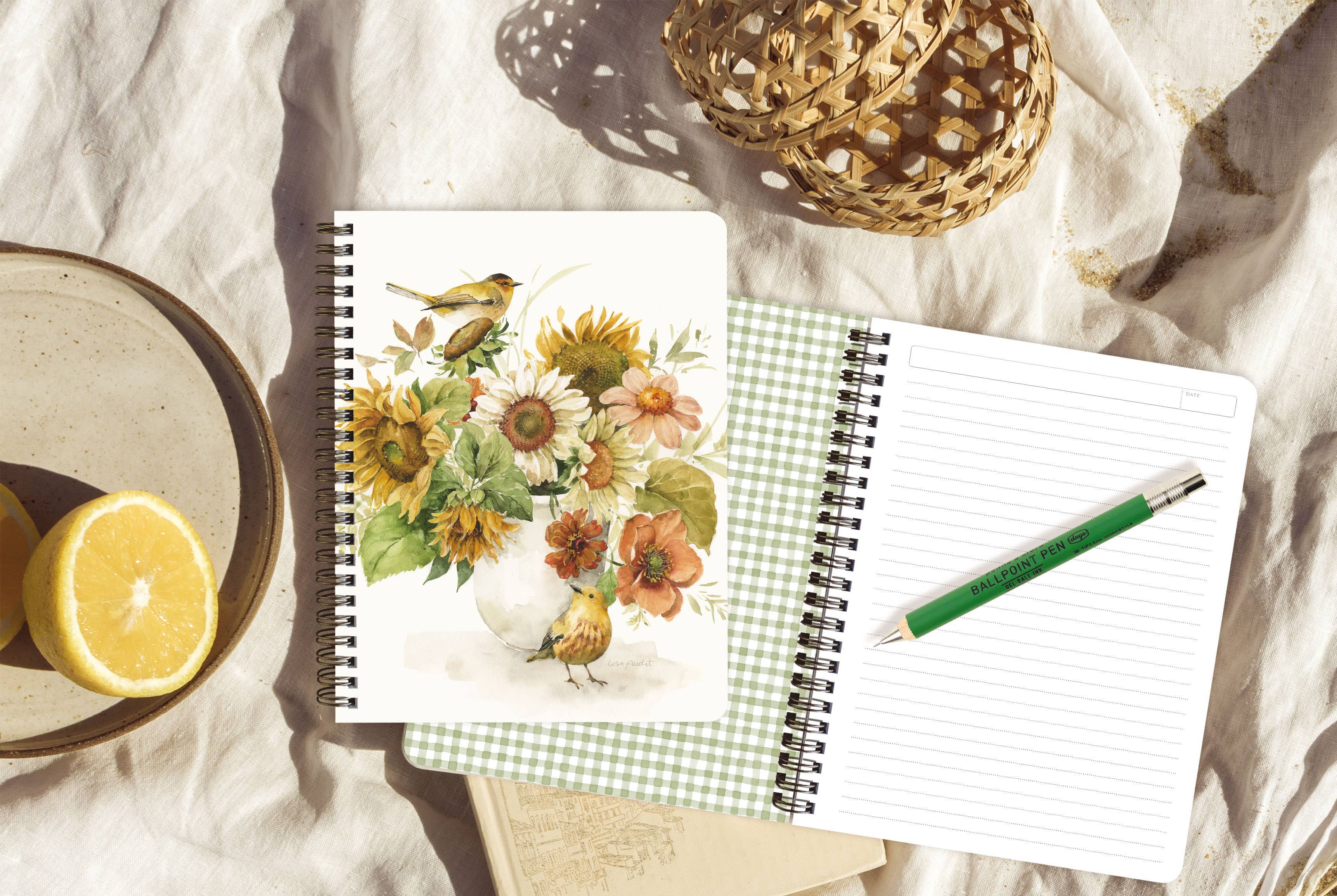 Legacy - Wholesale Notebook - Sunflower Whispers Medium Notebook1