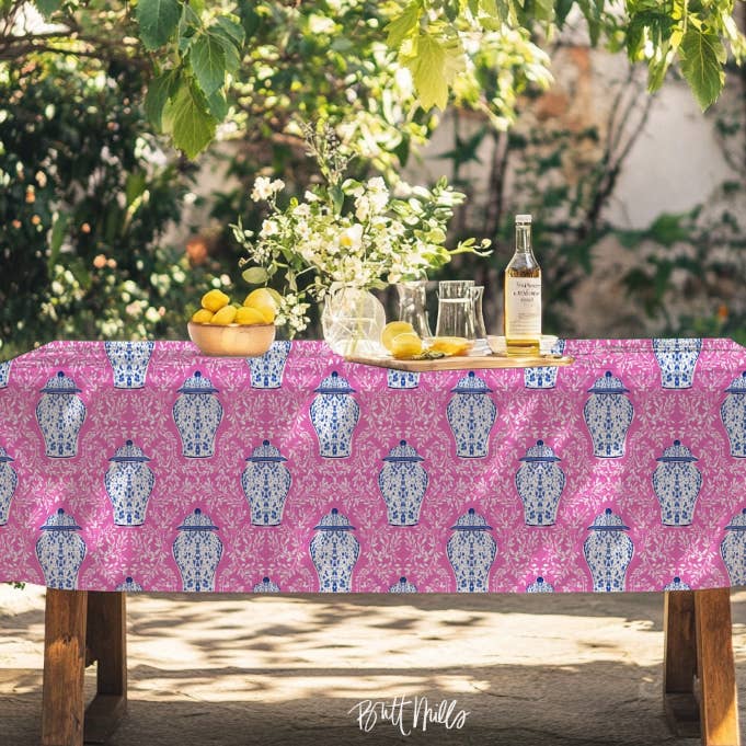 Ginger Tablecloth for wholesale by Britt Mills Design