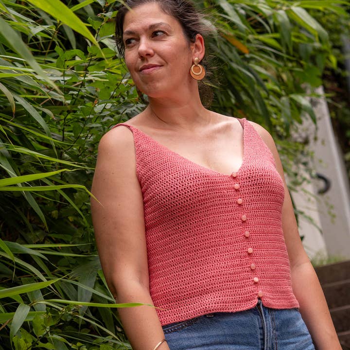 Lise Tailor - Wholesale Knitting/Crochet Supplies - Crochet pattern - Axelle tank top5