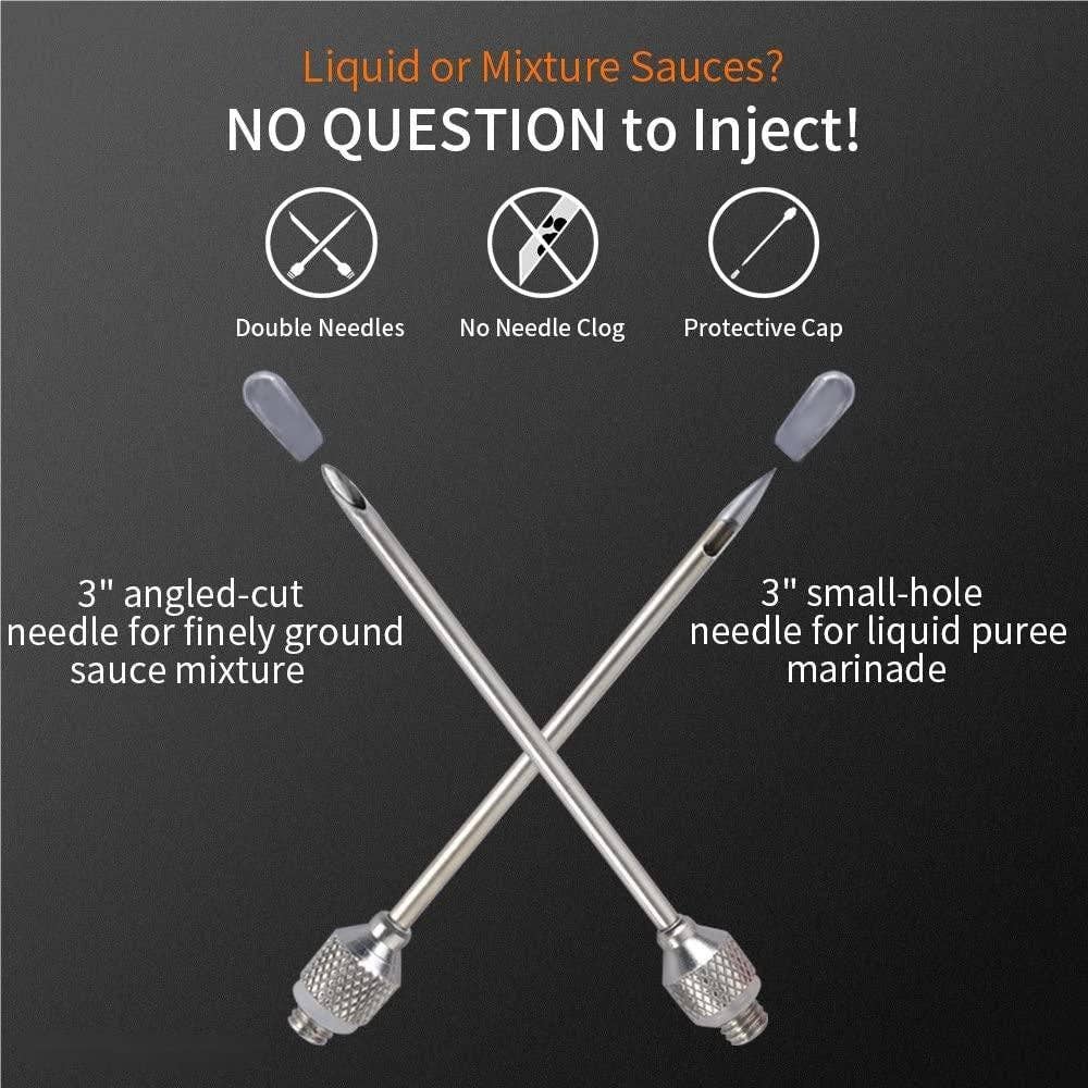 VIGOR - Wholesale Kitchen Tool/Gadget - Turkey Meat Injector, Plastic Marinade super sleek(10 Pack)7