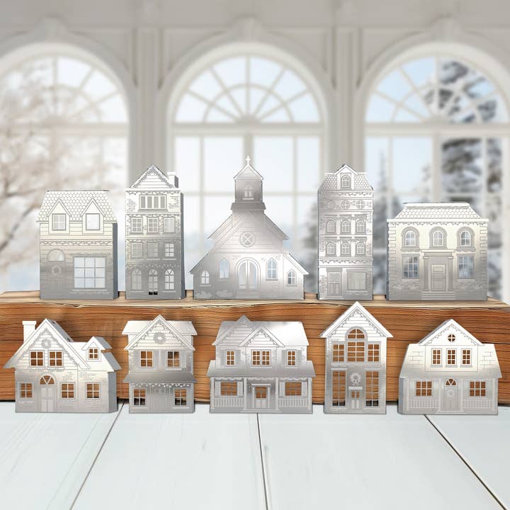 Inspired Indigo - Wholesale Bunting/Garland - Santa and Reindeer Metal Garland12