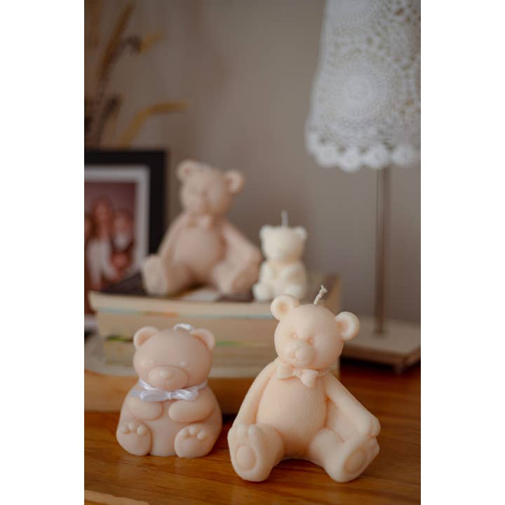 Ritual Spirit ltd – wholesale Prydnadsljus – Teddy björnljuskollektion | Rosbjörn | Liten och stor1