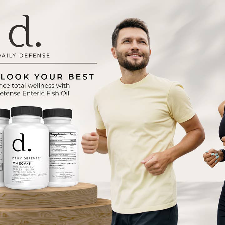 DAILY DEFENSE - Wholesale Oral Supplement/Vitamin - Omega-3 Enteric Coated Fish Oil Oral Supplement with EPA/DHA11