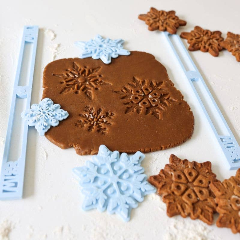 My Little Bake Box - Vente Coffret de cuisine - Kit de cuisson et de décoration de biscuits de Noël flocon de neige pain d'épices scandinave6