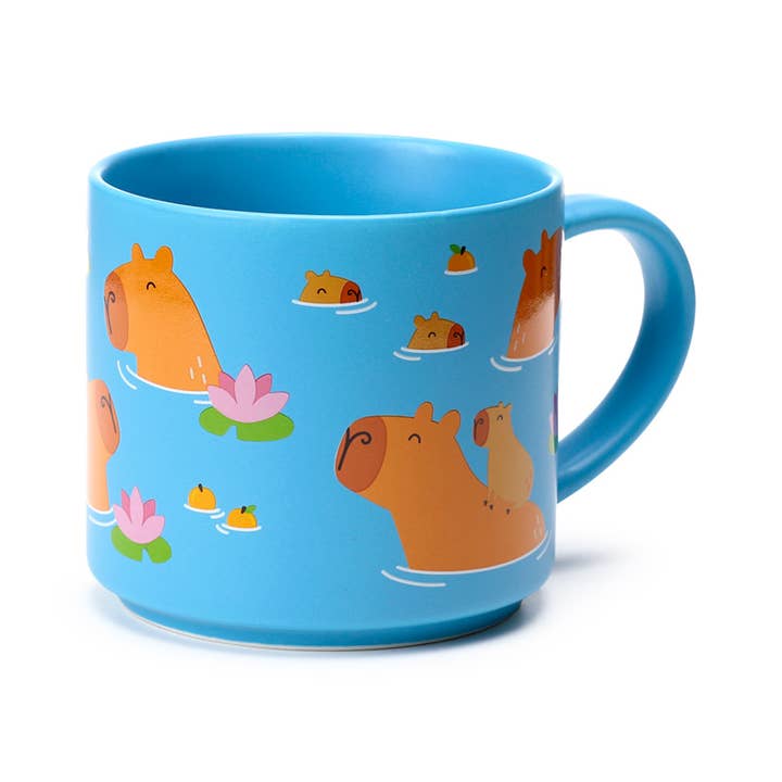 Capybara Large Porcelain Mug for wholesale by Puckator Ltd
