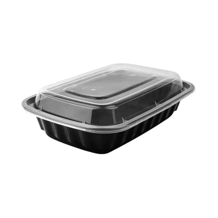 ProTakeOut, 24 oz Shallow Microwaveable Food Containers with Lids – 150 Sets | BPA-Free, Reusable & Leak-Resistant Plastic Containers | Microwave & Freezer Safe | Perfect for Meal Prep & Take-Out for wholesale by ProTakeOut