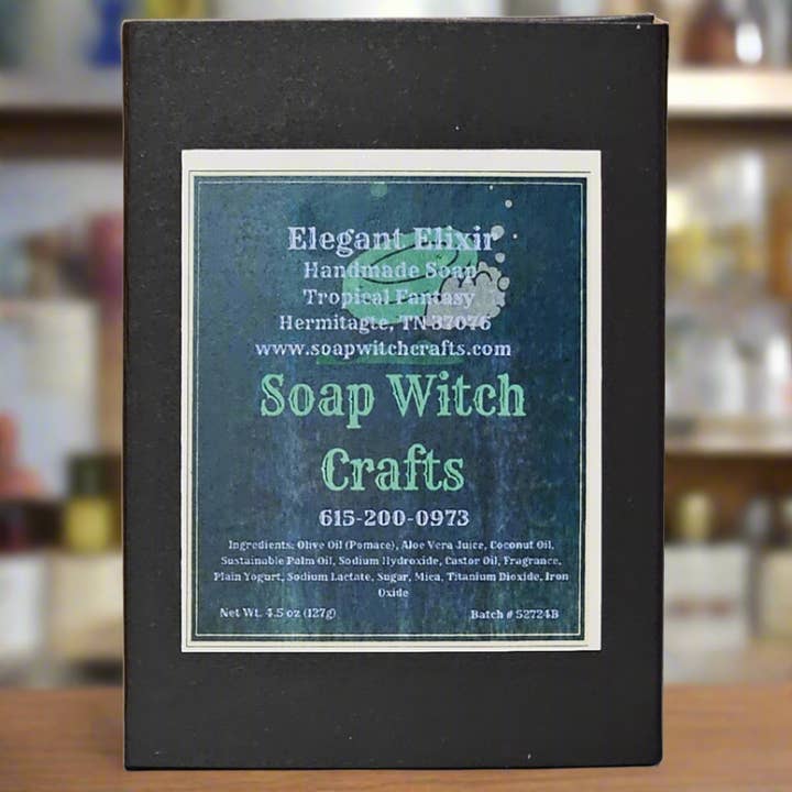 Naomi's Happy Place Shop - Wholesale Bar Soap - Elegant Elixir Aloe Vera Bar Soap - Tropical Fantasy1