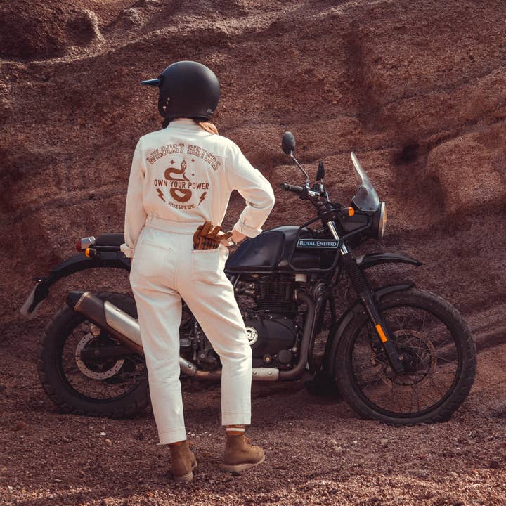 WILDUST - Wholesale Overalls - Women's - AVIATOR OVERALL - IVORY3