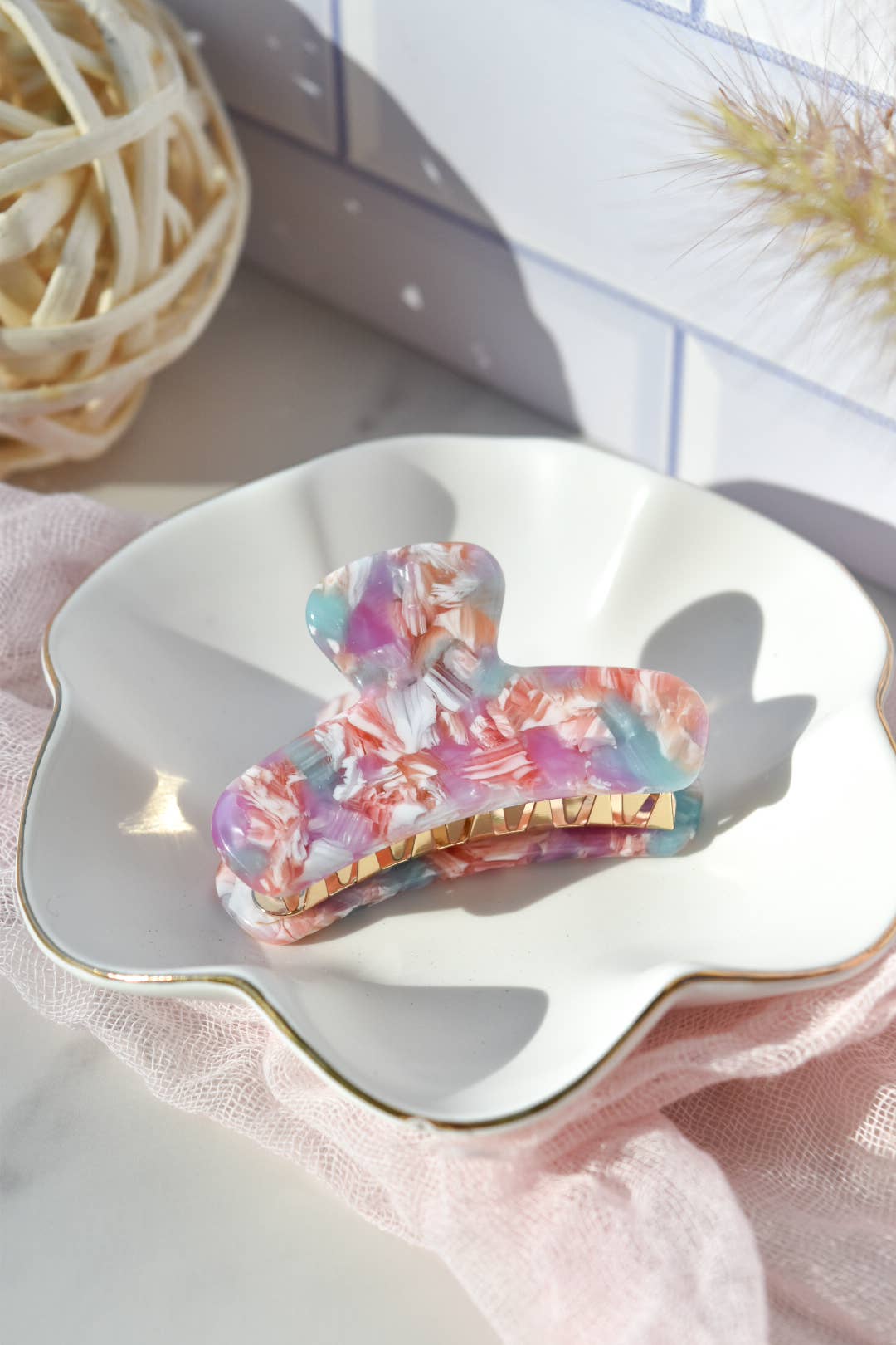 Fenna&Fei - Wholesale Hair Clip - Women's - Mini French Claw in Everyday Collection | Tortoise Shell Acetate Claw11