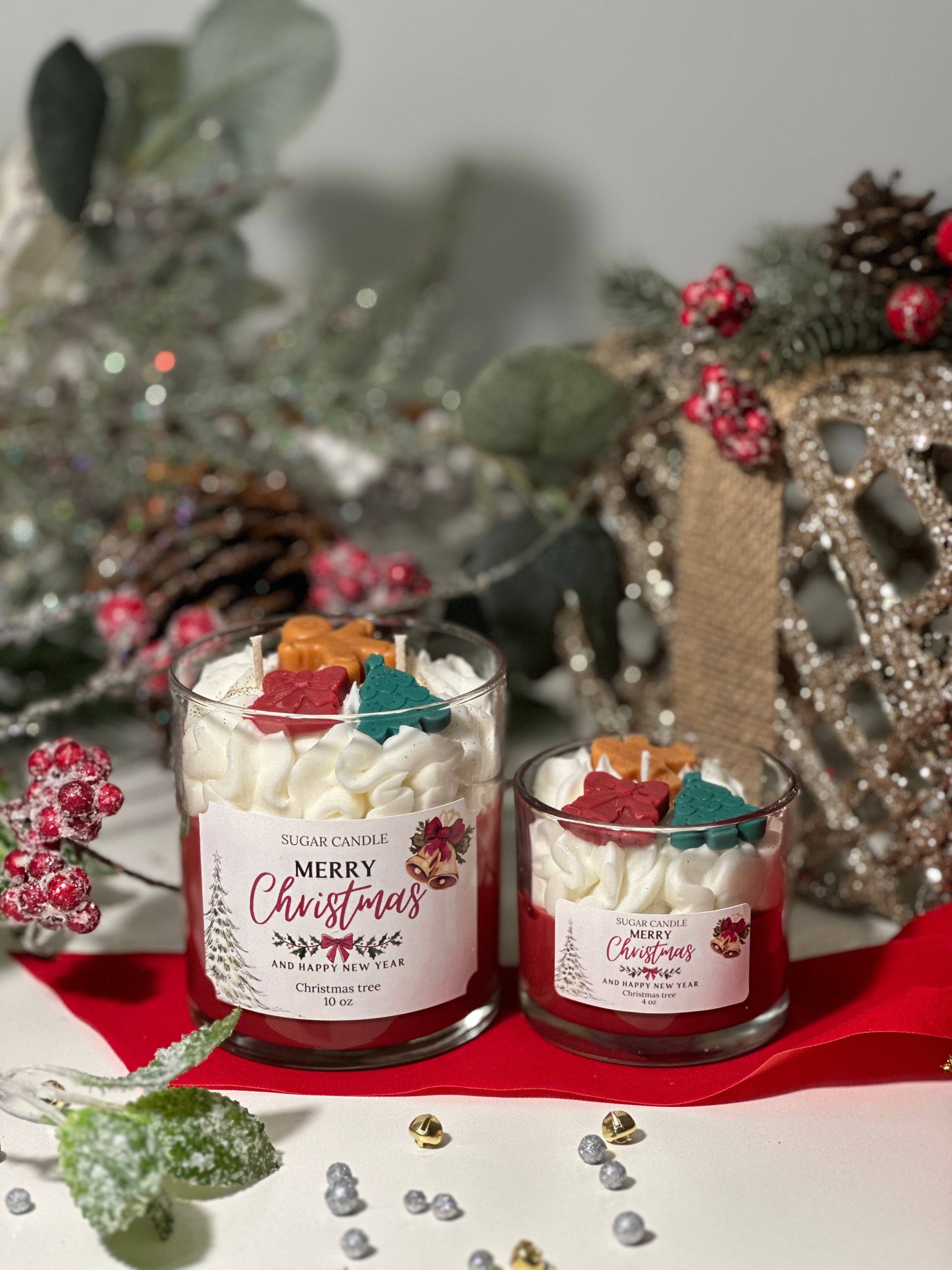 Sugar Candle - Wholesale Jar/Filled Candle - Fraser Fir Christmas Candle – festive soy candle & holiday gift for any occasion9