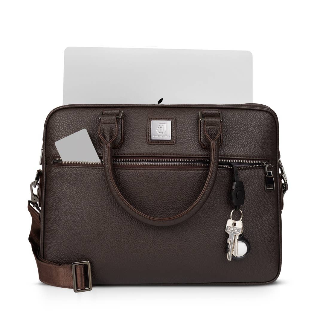 James Hawk - Wholesale Laptop Bag - Men's - Briefcase Laptop Bag with RFID Protection & Shoulder Strap11