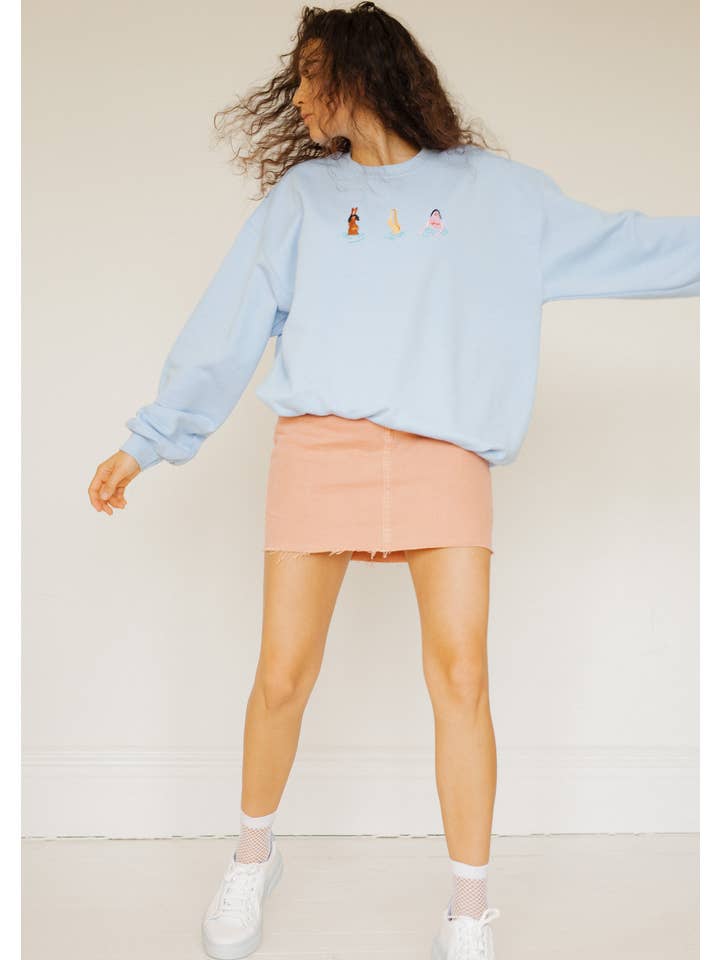 Limpet Store - Vente Sweat-shirt – femme - Sweat-shirt brodé de natation pour femme