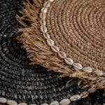 Noa May - Wholesale Placemat - Placemat schelpen Raffia naturel1