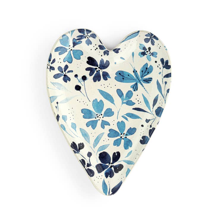 Forget Me Not Heart Spoon Rest - 4.5x6.5in for wholesale by DEMDACO