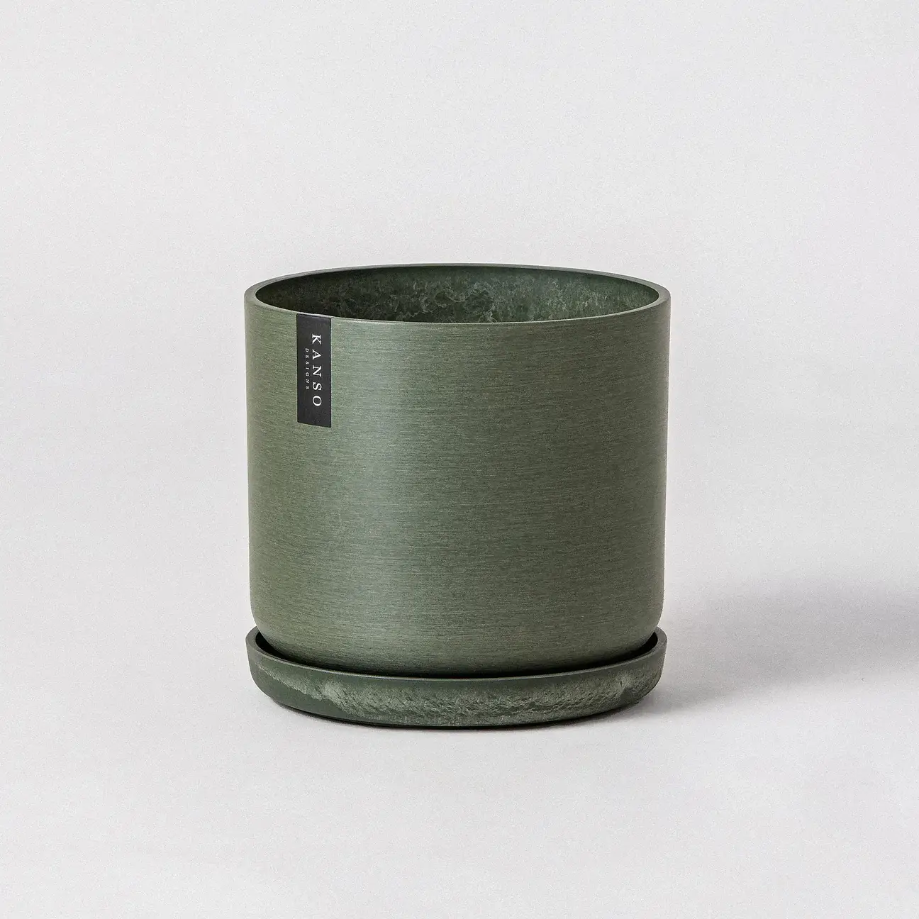 Kanso Designs - Wholesale Plant Pot - 9" Signature Stone Planter & Saucer | Earth Tones6