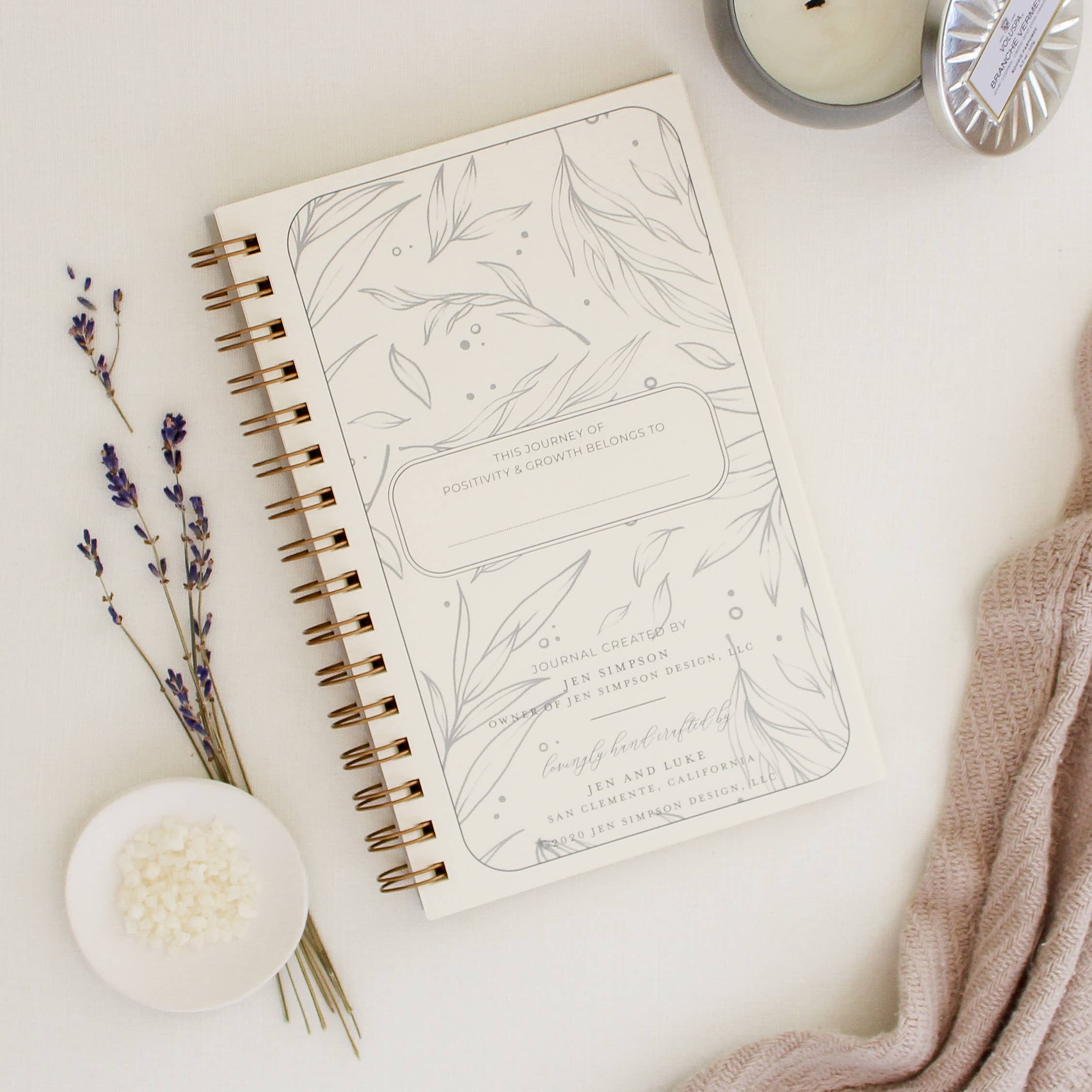 Jen Simpson Design - Vente Journal intime - Just Breathe//Anxiety Journal2