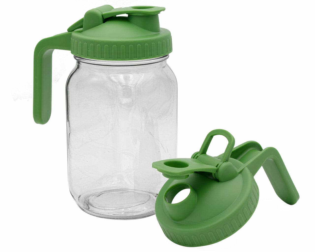 Mason Jar Lifestyle – wholesale Drink lids – 3 Pack Pour & Store Pitcher Lid with Handle for Mason Jars12