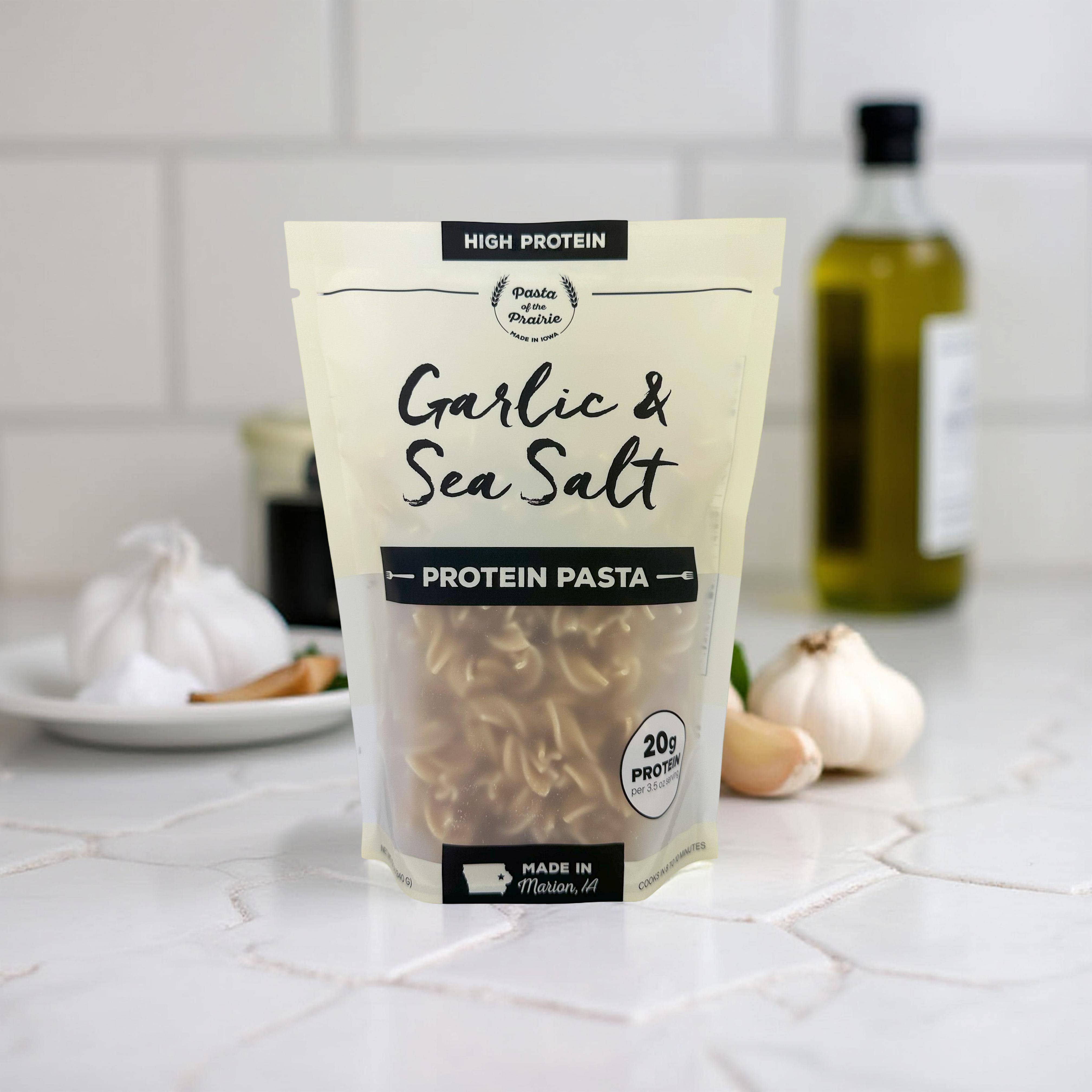 Pasta of the Prairie - Wholesale Pasta - Garlic & Sea Salt High Protein Pasta2