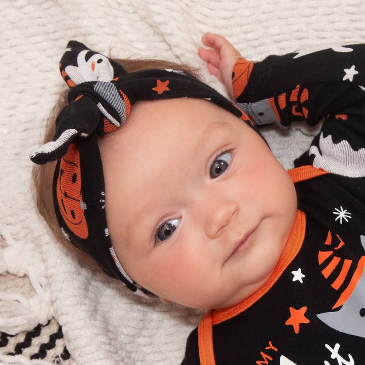 Halloween-babyhårband – Mjuka bomullsrosetter för hösten för wholesale av Tesa Babe