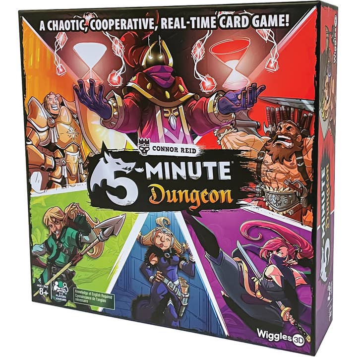 Outset Games and Cobble Hill Puzzles - Wholesale Board Game - 5 Minute Dungeon Game – Fast, Fun, and Full of Chaos! 🤝 ⏰➡️