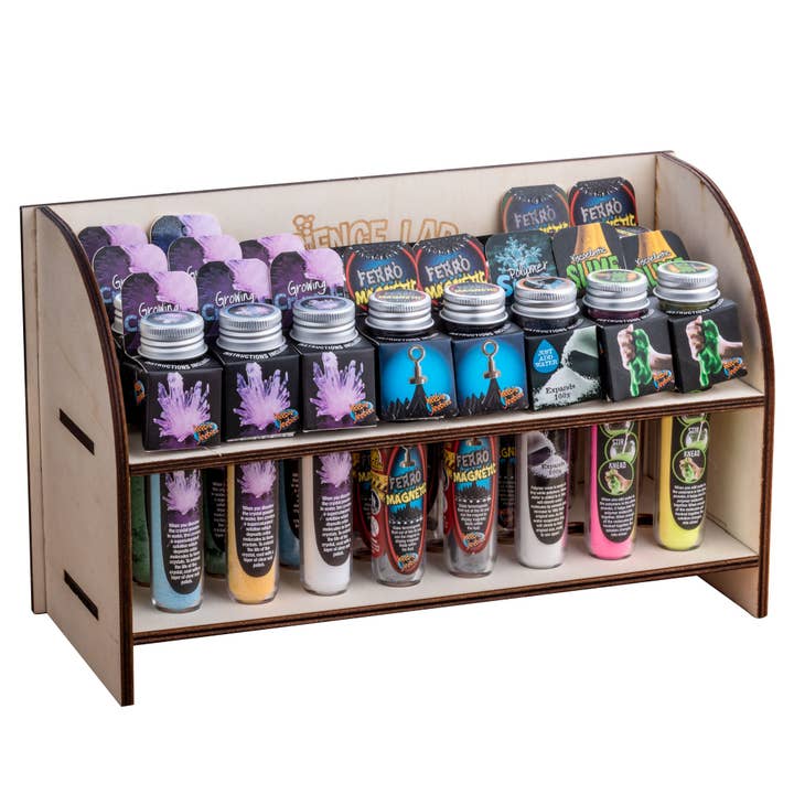 Heebie Jeebies USA - Wholesale Retailer Display - Kids & Baby - Ply Display test tube rack (1 per 2 cartons ordered)3
