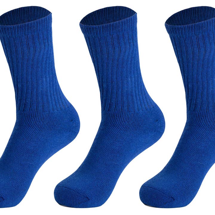 3 Pares de Meias de Algodão para Mulher Meias Desportivas por atacado de Mars Outlet Store LLC