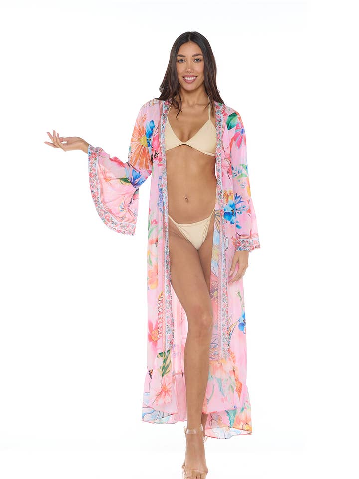 ROSA blommig volangduk för wholesale av Ranee's