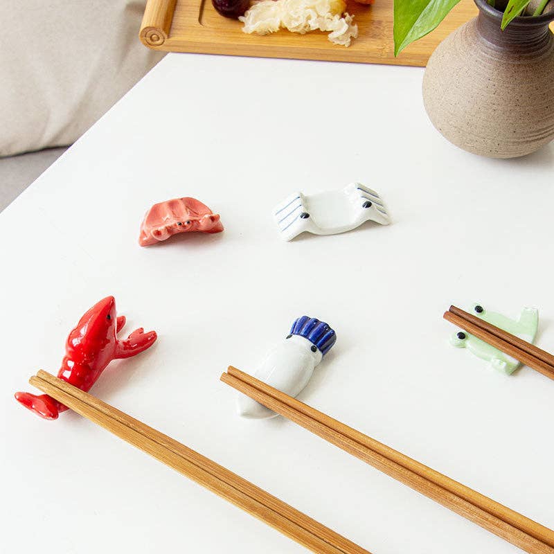 Gohobi （We cover U.S. import duties） - Wholesale Spoon Rest - Gohobi Ocean Characters Chopstick Rest6
