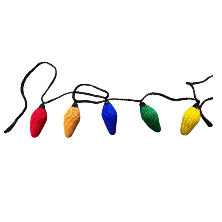 Crocheted Christmas Lights Garland for wholesale by HDIF-USA