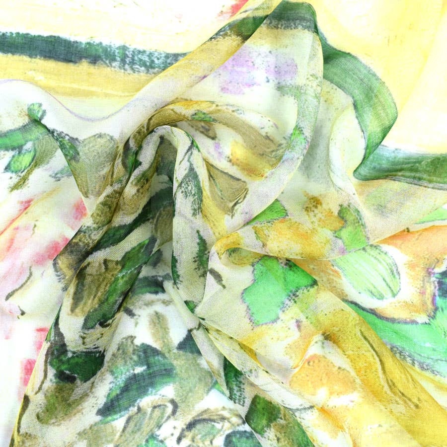 Dupatta Designs – Engroshandel Tørklæde - Dame – Vita Painterly Vinduetørklæde6