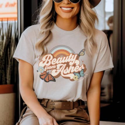 Beauty for Ashes DTF or Sublimation Transfer for wholesale by Sweet and Sassy Tees