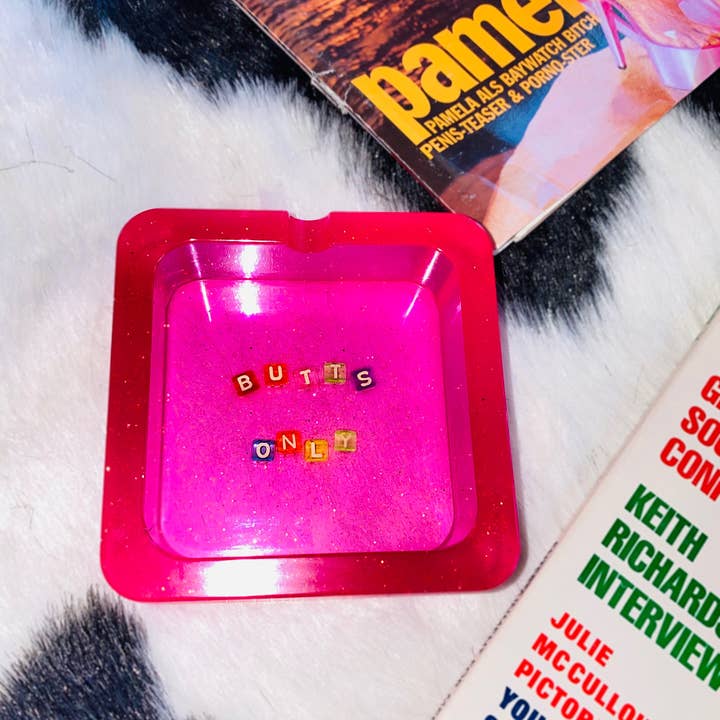 Rosemilk Resin - Wholesale Ashtray - 'Butts only' Tray1