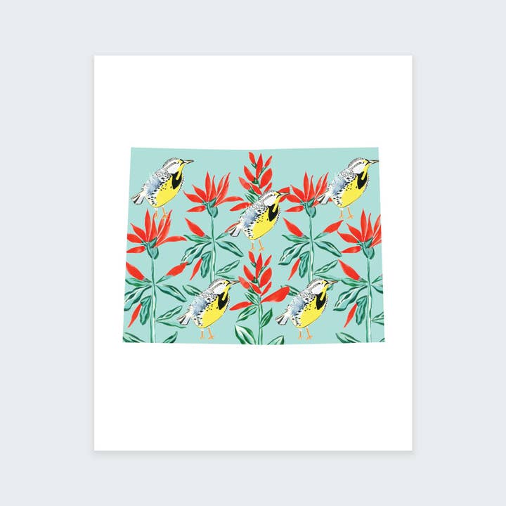 Wyoming State Art Print for wholesale by MARISAMADE