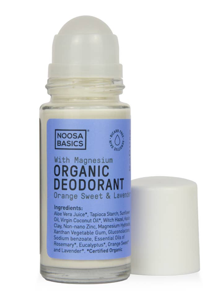 Roll On Deodorant met Magnesium/Bi-Carb Free voor wholesale door Noosa Basics
