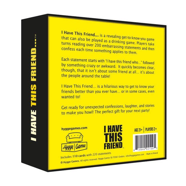 Hygge Games - Wholesale Card Game - Card Game - I Have This Friend1