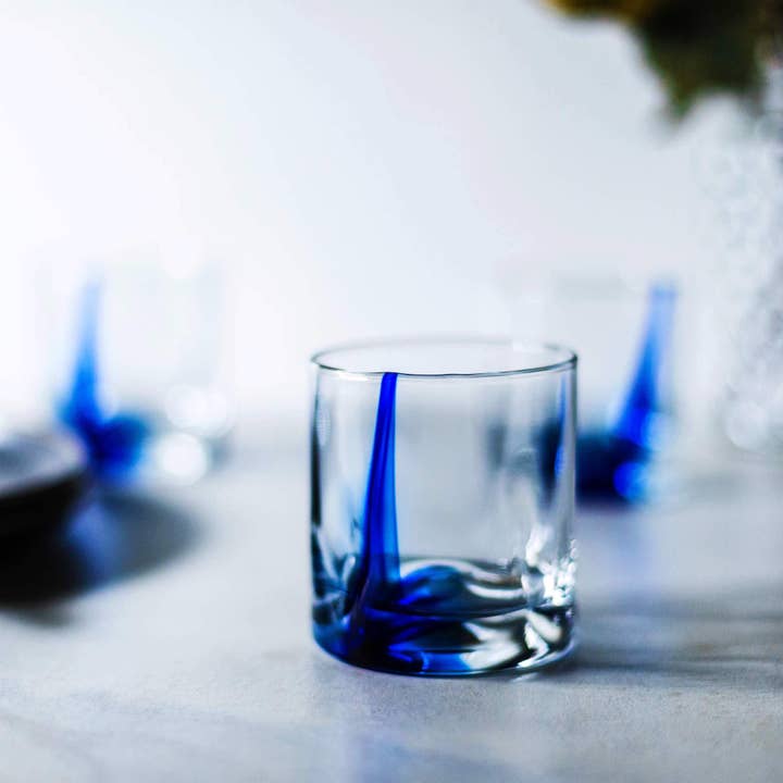 Libbey - Wholesale Cocktail/Liquor Glass - Libbey Blue Ribbon Impressions Rocks Glass, 8 oz, Set of 8
